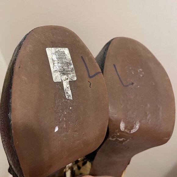 Super Hawt Jeffrey Campbell *CONGRESS* Leopard Platforms, Size 9! RARE! - Picture 13 of 15